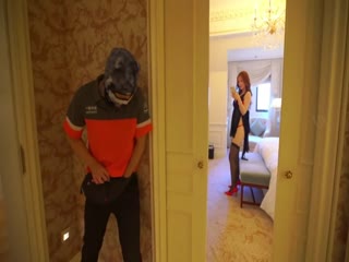 豪乳女神颜瑜 遭暴力胁迫 双人轮番爆操 强制拍摄淫照